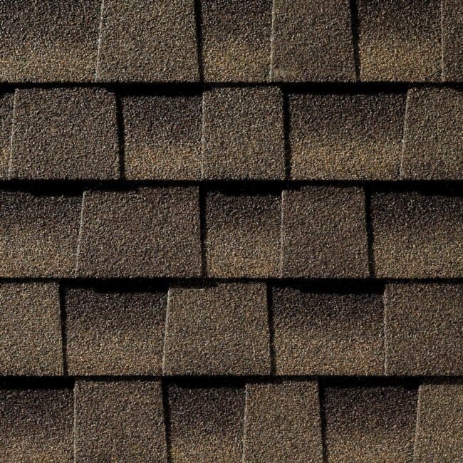 Bundle of Timberline HDZ Barkwood laminated shingles covering 33.33 sq. ft.