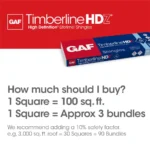 33.33 sq. ft. bundle of Barkwood architectural shingles – algae-resistant and wind-rated