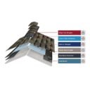 Barkwood hip and ridge shingles offering durability and style – sold by A+ Roofing Supply