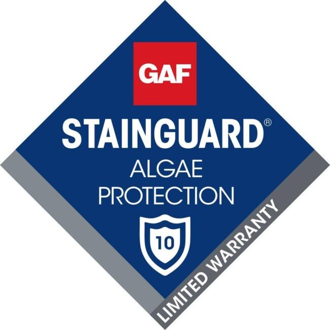 GAF Timberline NS shingles in Charcoal on sloped roof – A+ Roofing Supply