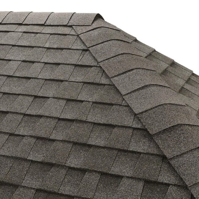 Seal-A-Ridge Pewter Gray Hip and Ridge Cap Roofing Shingles (25 linear ft. per Bundle)