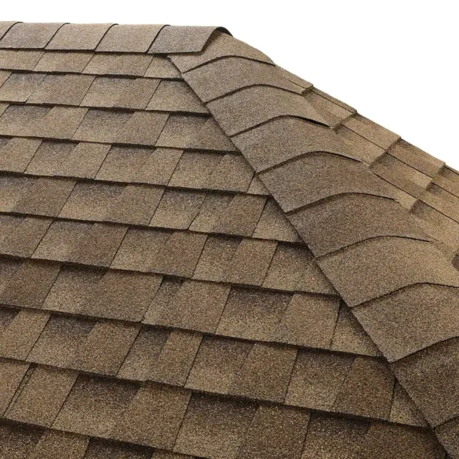 Bundle of Seal-A-Ridge Shakewood ridge cap shingles – 25 linear feet from A+ Roofing Supply