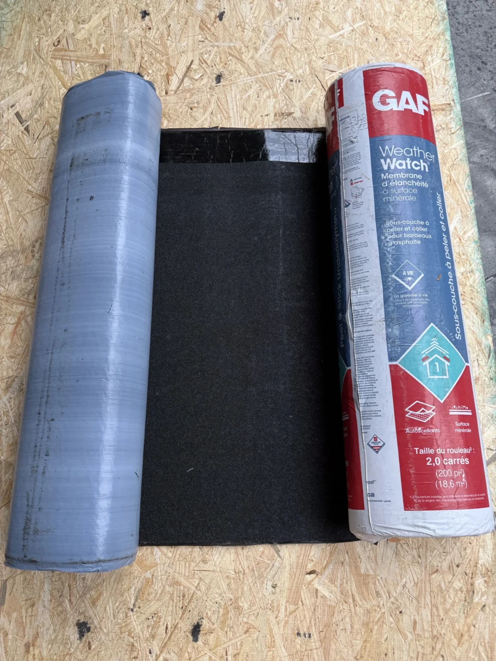 GAF WeatherWatch Mineral-Surfaced Peel and Stick Roof Leak Barrier Roll (200 sq. ft)