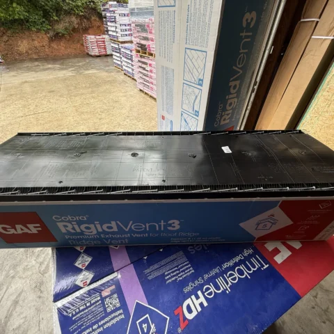 GAF Cobra® Rigid Vent 3™ Premium Exhaust Vent for Roof Ridge 4lf | A+ Roofing Supply Atlanta