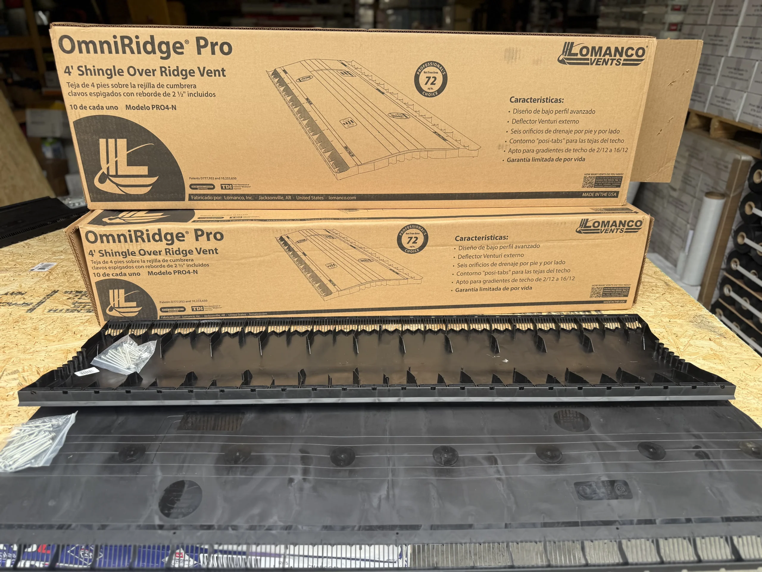 Lomanco Omni Ridge Vent (4 ft)