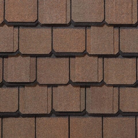 CertainTeed Grand Manor shingles in Brownstone – manufacturer color sample