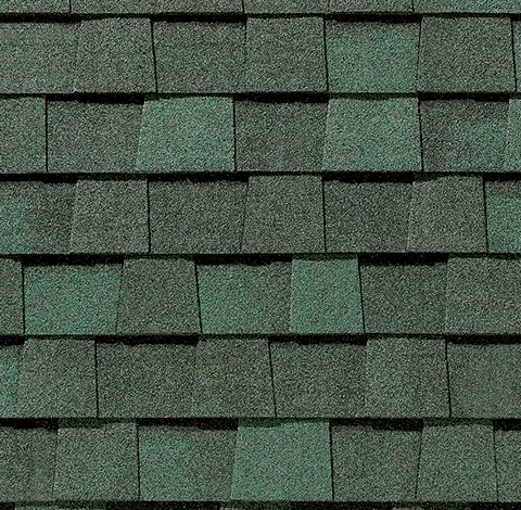 CertainTeed Shadow Hip & Ridge Shingles Hunter Green Algae-Resistant Shingles (31 lf. per bundle) - 72 pcs | A+ Roofing Supply Atlanta