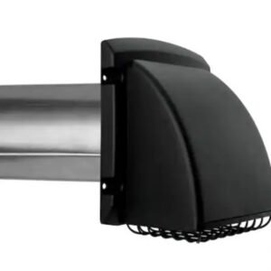 Dryer Vent Black Plastic, pc