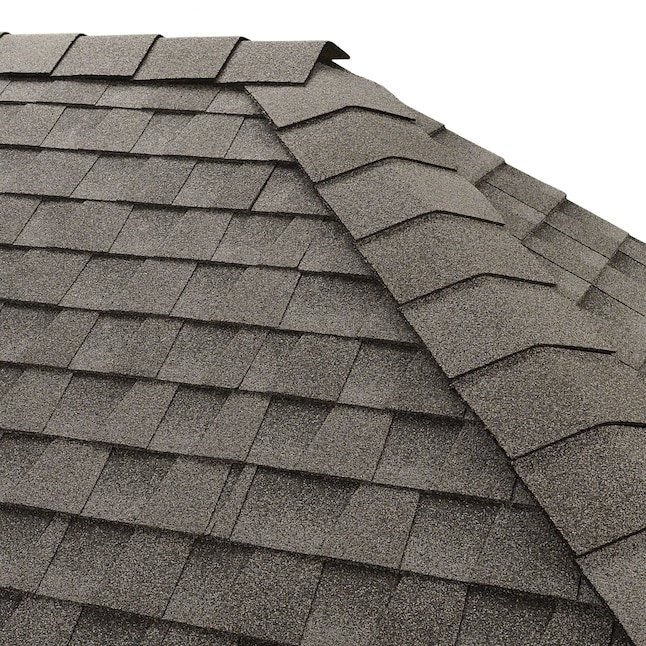 GAF Timbertex - Oyster Gray - Premium Ridge Cap Shingles (20 lf, 30pc, 2 layer)