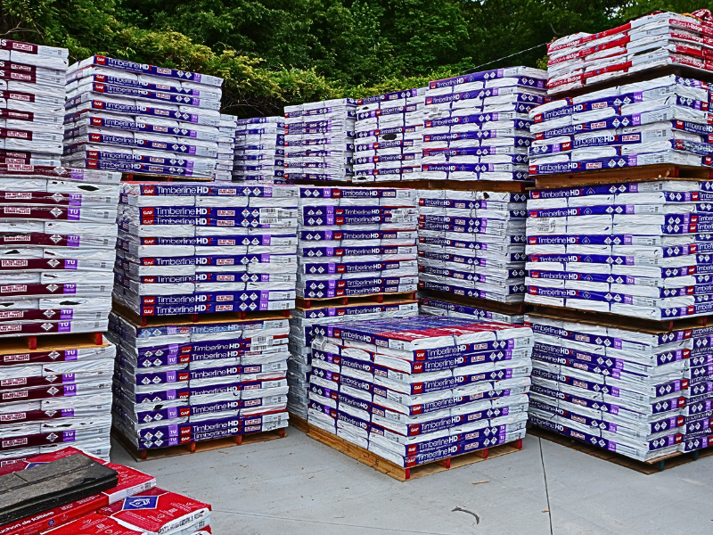 GAF HDZ Barkwood shingles