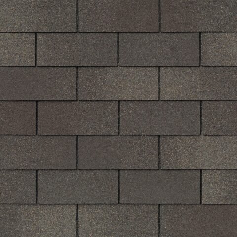 CertainTeed XT25 Weathered Wood three-tab shingles