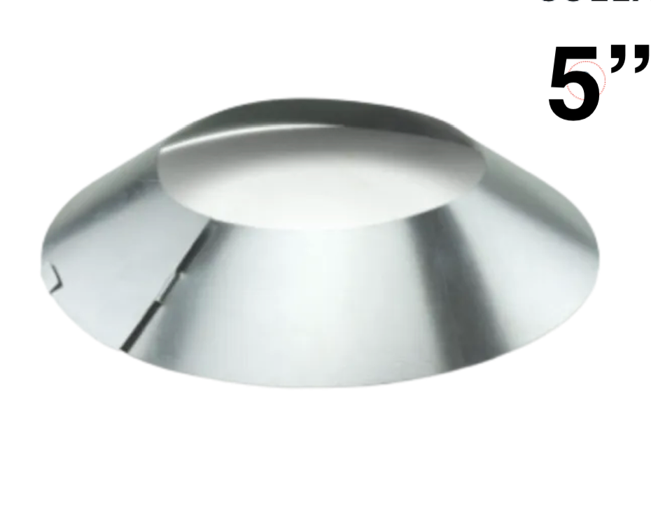 IPS 5" Type B Metal Adjustable Storm Collar