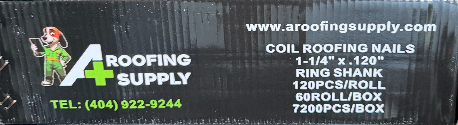 Coil Nails Ring Shank (1-1/4 in. x 0.120”) - 7200 pcs