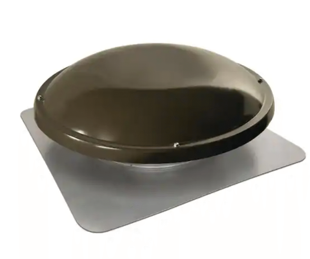 GAF Power Roof Vent Weathered Wood