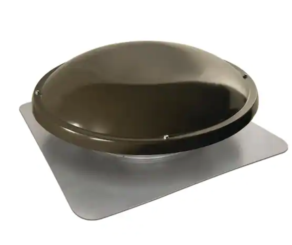 GAF Power Roof Vent Weathered Wood
