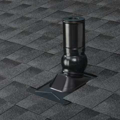 Black Galvanized Pipe Boot 1-1/2 in